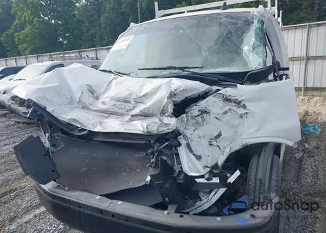 2023 Chevrolet Express Cargo Rwd 2500 Regular Wheelbase Wt from USA, damaged, VIN 1GCWGAFP1P1252487